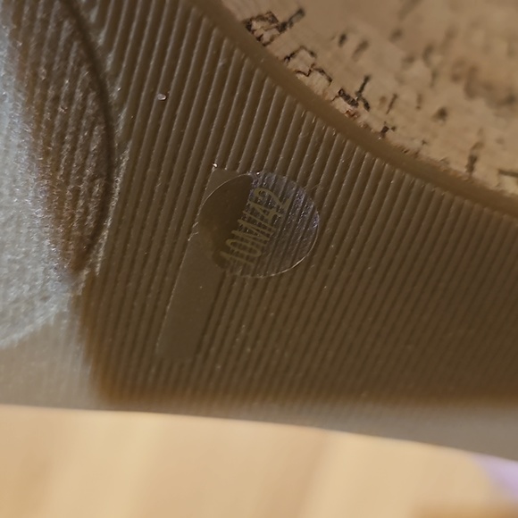 Lucky brand black and cork wedge like new - Picture 8 of 8